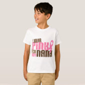 Brustkrebs TRAGE ICH ROSA FÜR MEINE NANA 6,3 T-Shirt (Vorne ganz)