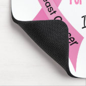 Brustkrebs trage ich stolz Rosa 1 Mousepad (Ecke)