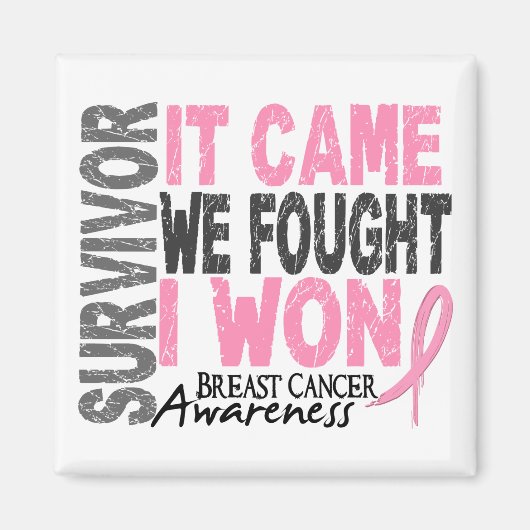 Brustkrebs Überleben Es kam, dass wir kämpften ich Magnet (Vorne)