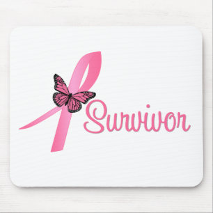 Brustkrebs-Überlebend-Band Mousepad