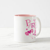 Brustkrebs-Überlebender 10-jährig Zweifarbige Tasse (VorderseiteRechts)