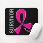 Brustkrebs-Überlebender 12 Mousepad (Mit Mouse)