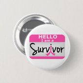 Brustkrebs-Überlebender 24.png Button (Vorne & Hinten)