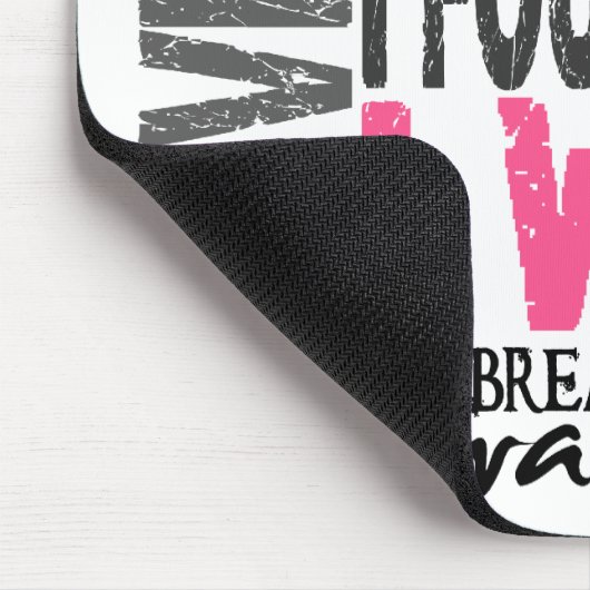 Brustkrebs-Überlebender 4 Mousepad (Ecke)