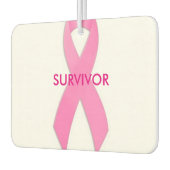 Brustkrebs Überlebender Air Freshner Autolufterfrischer (Links)