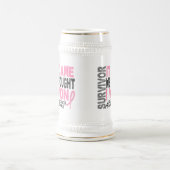 Brustkrebs-Überlebender, den es wir kam, kämpfte Bierglas (Mittel)