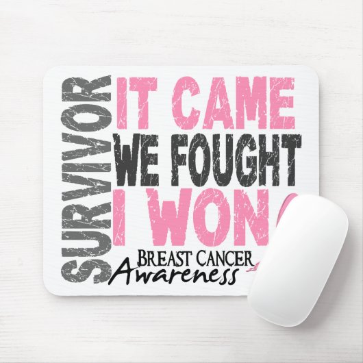 Brustkrebs-Überlebender, den es wir kam, kämpfte Mousepad (Mit Mouse)