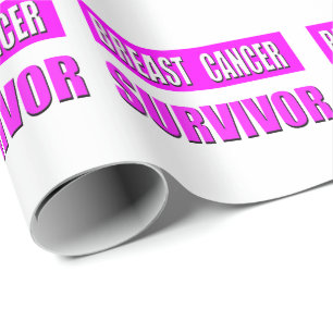 Brustkrebs-Überlebender Geschenkpapier