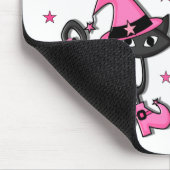 Brustkrebs-Überlebender Halloweens 2 Mousepad (Ecke)