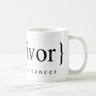Brustkrebs-Überlebender Kaffeetasse