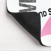 Brustkrebs-Überlebender Mousepad (Ecke)