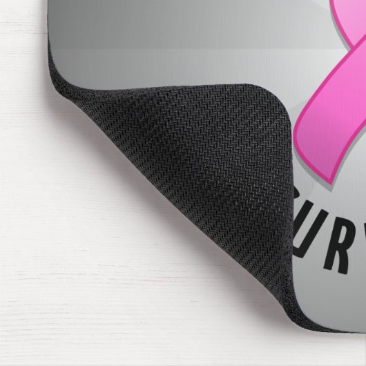 Brustkrebs-Überlebender Mousepad (Ecke)