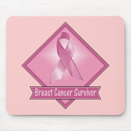 Brustkrebs-Überlebender Mousepad (Vorne)