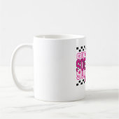 Brustkrebs-Überlebender Rosa Kaffeetasse (Links)