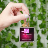 Brustkrebs-Überlebender Schlüsselanhänger (Hand)