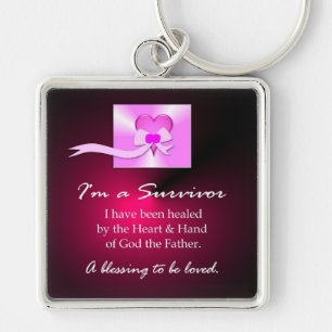 Brustkrebs-Überlebender Schlüsselanhänger