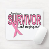 BRUSTKREBS-ÜBERLEBENDER und Bleibe ein Mousepad (Mit Mouse)