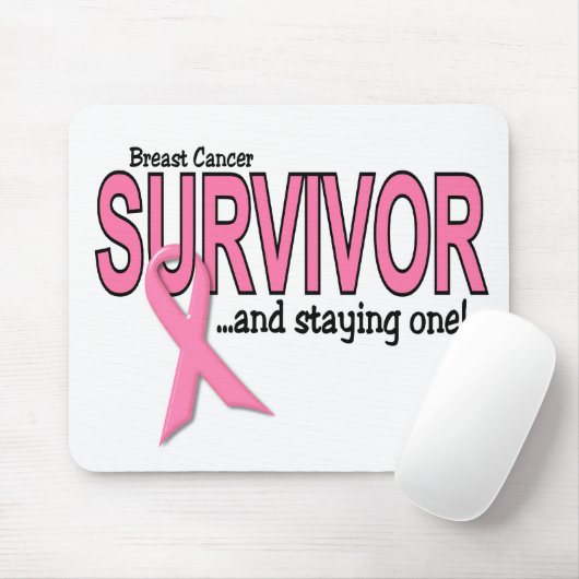 BRUSTKREBS-ÜBERLEBENDER und Bleibe ein Mousepad (Mit Mouse)