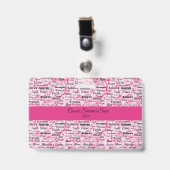 Brustkrebs - Überlebenschance Ausweis (Front with Clip)