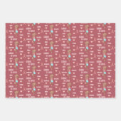 Brustkrebs-Umschlagpapier Geschenkpapier Set (Vorderseite 3)