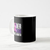 Brustkrebs und Gewalt Kaffeetasse (Vorderseite Links)