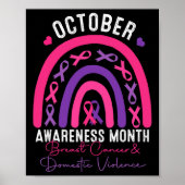 Brustkrebs und Gewalt Poster (Vorne)