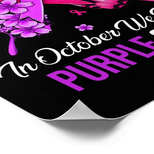 Brustkrebs und Hintern zur Sensibilisierung für hä Poster (Ecke)