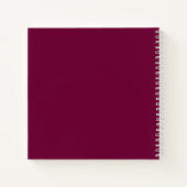 Brustkrebs-unterstützende Hoffnung, Notizbuch-Jour Notizblock (Rückseite)