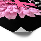 Brustkrebs unterstützt das Geschenk der Kämpfer fü Poster (Ecke)