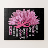 Brustkrebs unterstützt das Geschenk der Kämpfer fü Puzzle (Horizontal)