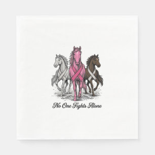 Brustkrebs-Unterstützung Pferd Vektor-Shirt-Design Serviette