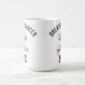 Brustkrebs verlor seine Schlacht an mich | Überleb Kaffeetasse (Mittel)