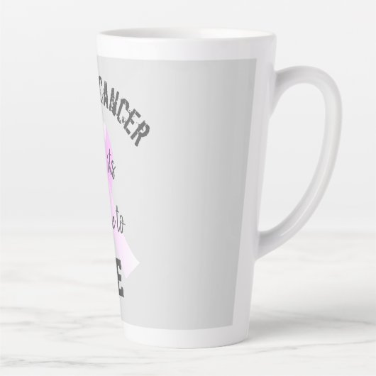 Brustkrebs verlor seine Schlacht an mich | Überleb Milchtasse (Rechts)