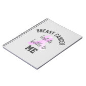 Brustkrebs verlor seine Schlacht an mich | Überleb Notizblock (Linke Seite)