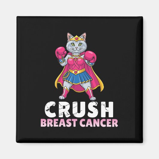 Brustkrebs zerkleinern mit Türkischem Angora Katze Magnet (Vorne)