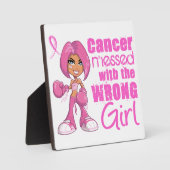 BrustkrebsbekämpfungsGirl 1 Fotoplatte (Vorderseite)