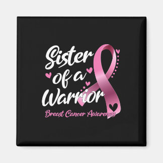Brustkrebsbekämpfungsisterin eines Kriegers Magnet