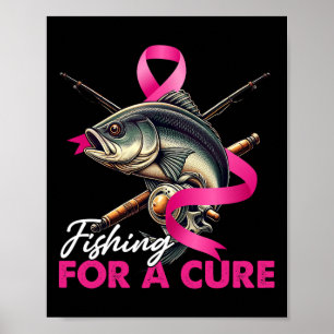 Brustkrebsbewusstsein Fischen Für Eine Heilung Ros Poster