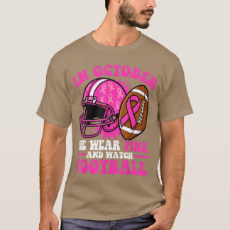 Brustkrebsbewusstsein Frauen im Oktober Wir tragen T-Shirt