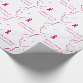 Brustkrebsbewusstsein Geschenkpapier (Ecke)