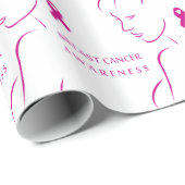 Brustkrebsbewusstsein Geschenkpapier (Rolleneckpunkt)