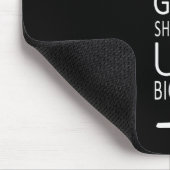 Brustkrebsbewusstsein Gott Zeigte Sich Größer Chri Mousepad (Ecke)