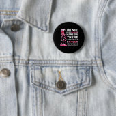 Brustkrebsbewusstsein Ich mag Krebs hier oder nich Button (Beispiel)