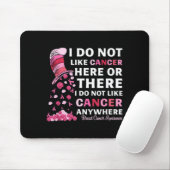Brustkrebsbewusstsein Ich mag Krebs hier oder nich Mousepad (Mit Mouse)