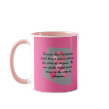 Brustkrebsbewusstsein in Arizona Kaffeetasse