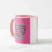 Brustkrebsbewusstsein in Arizona Kaffeetasse (Vorderseite Links)