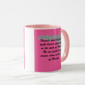 Brustkrebsbewusstsein in Florida Tasse (VorderseiteRechts)