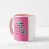Brustkrebsbewusstsein in Florida Tasse (Vorderseite Links)