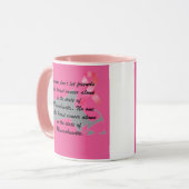 Brustkrebsbewusstsein in Massachusetts Tasse (Vorderseite Links)