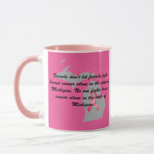 Brustkrebsbewusstsein in Michigan Tasse